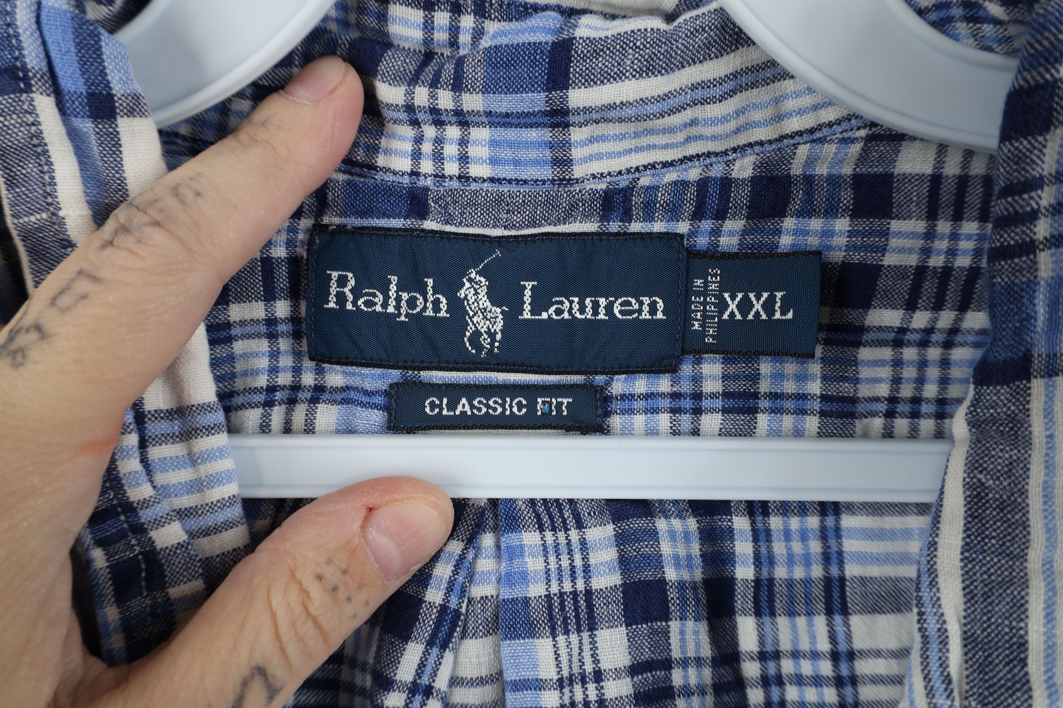 Polo Ralph Lauren Vintage 90s Ralph Lauren Short Sleeve Button Down Shirt Size US XXL / EU 58 / 5 - 7 Thumbnail