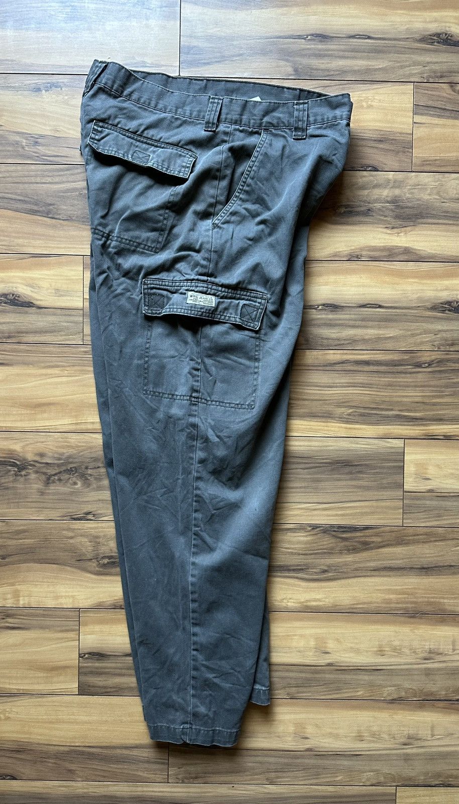 Wrangler Men's Wrangler Cargo Pants in Dark/green Gray Size US 32 / EU 48 - 7 Thumbnail