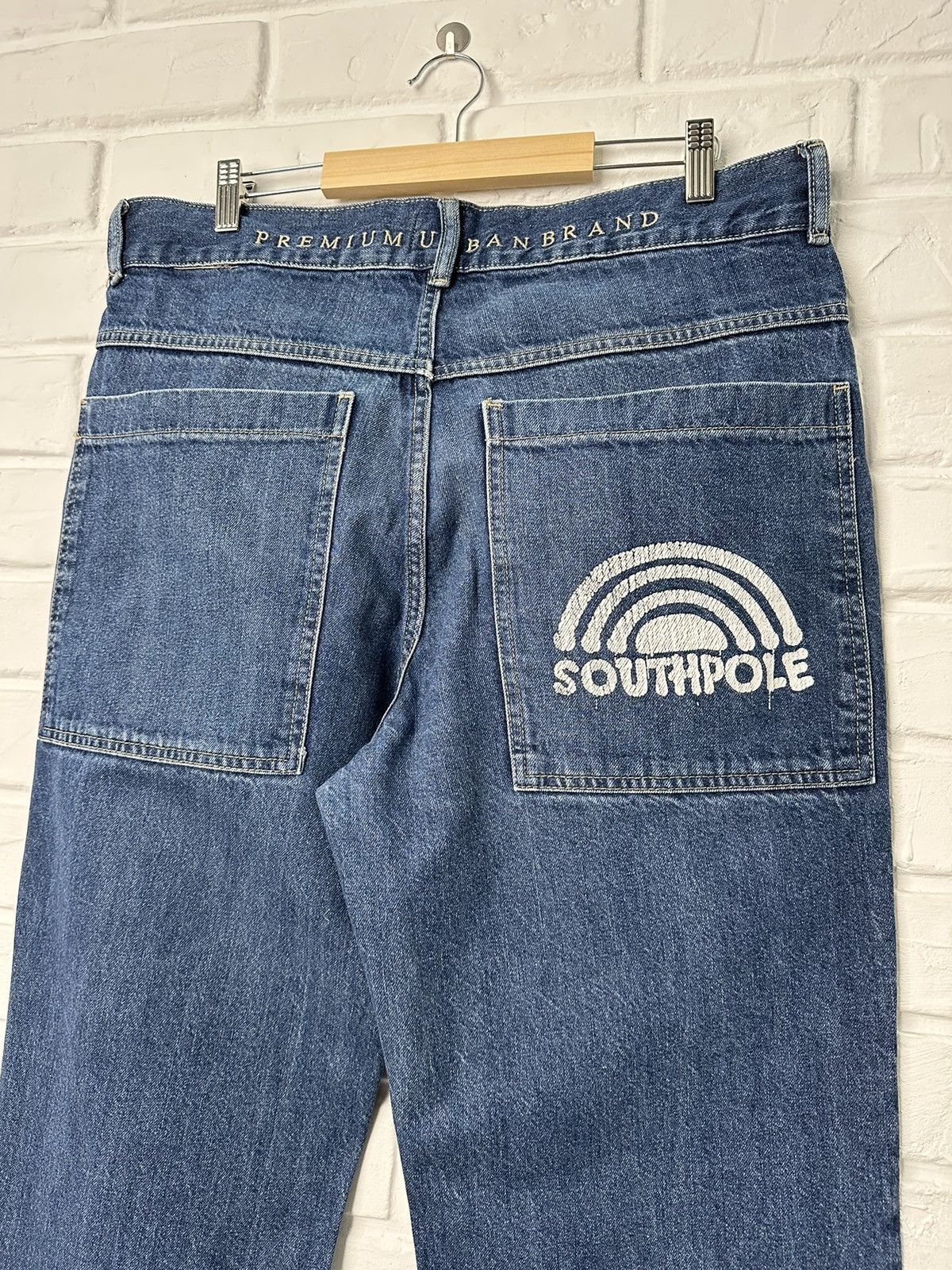 Southpole Y2K Vintage SOUTHPOLE Baggy Denim Pants Wide Leg Size US 34 / EU 50 - 3 Thumbnail