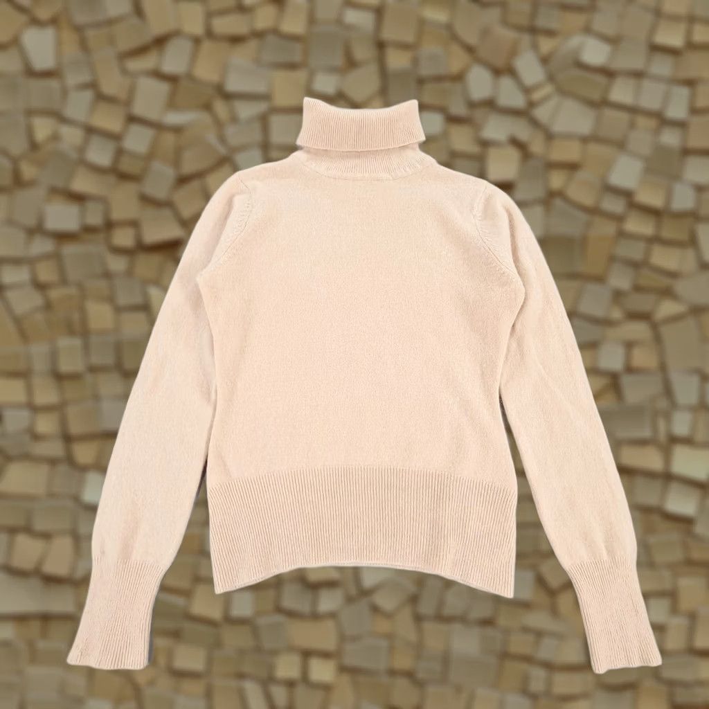 Camel Finest* Womens Jumper Beige 8 UK Turtle Neck 100% Cashmere Knit Pullover Camel Size M / US 6-8 / IT 42-44 - 1 Thumbnail