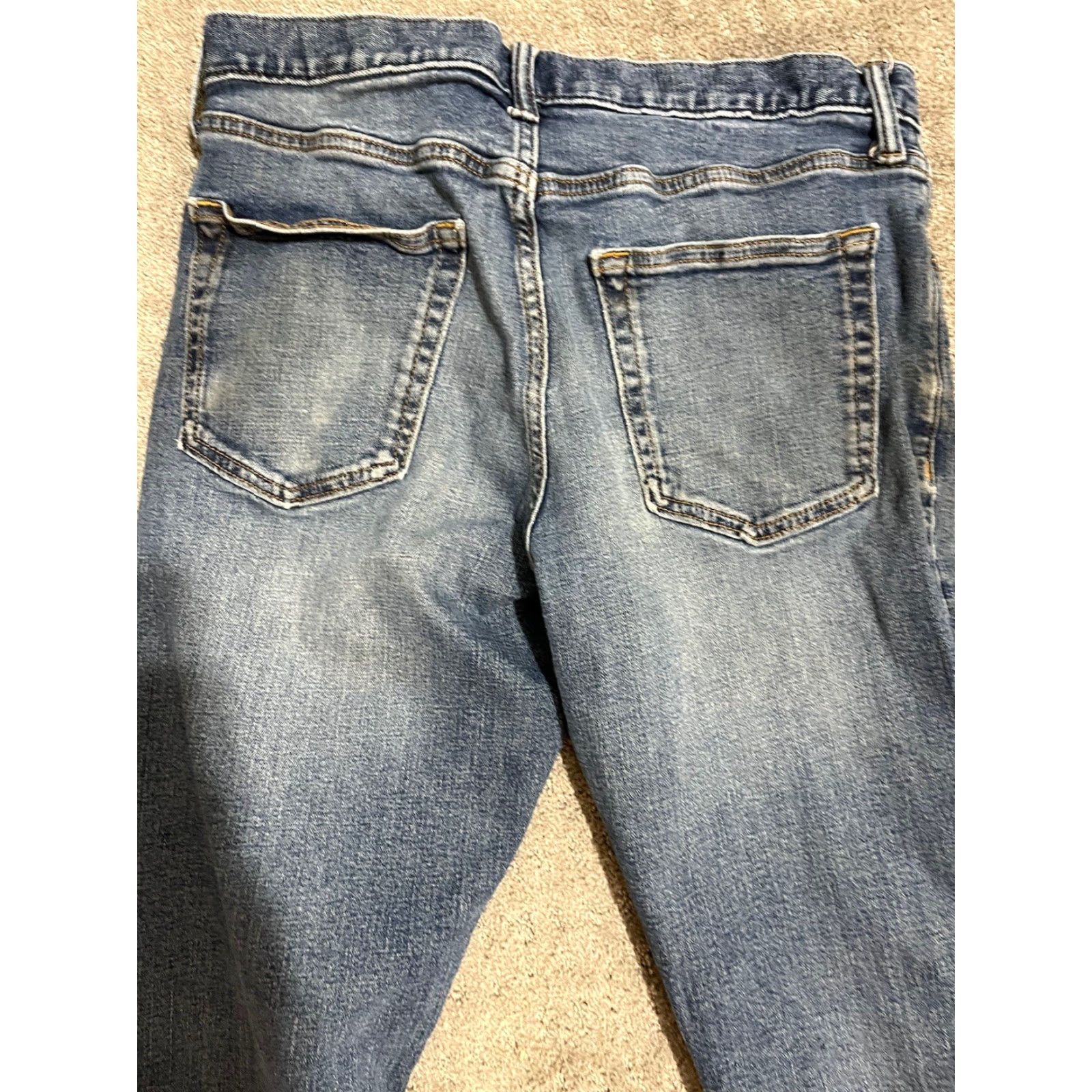 Old Navy Old Navy Jeans Slim Built In Flex Size 32x30 Mens Mid Rise Medium Wash Blue Size US 32 / EU 48 - 4 Thumbnail