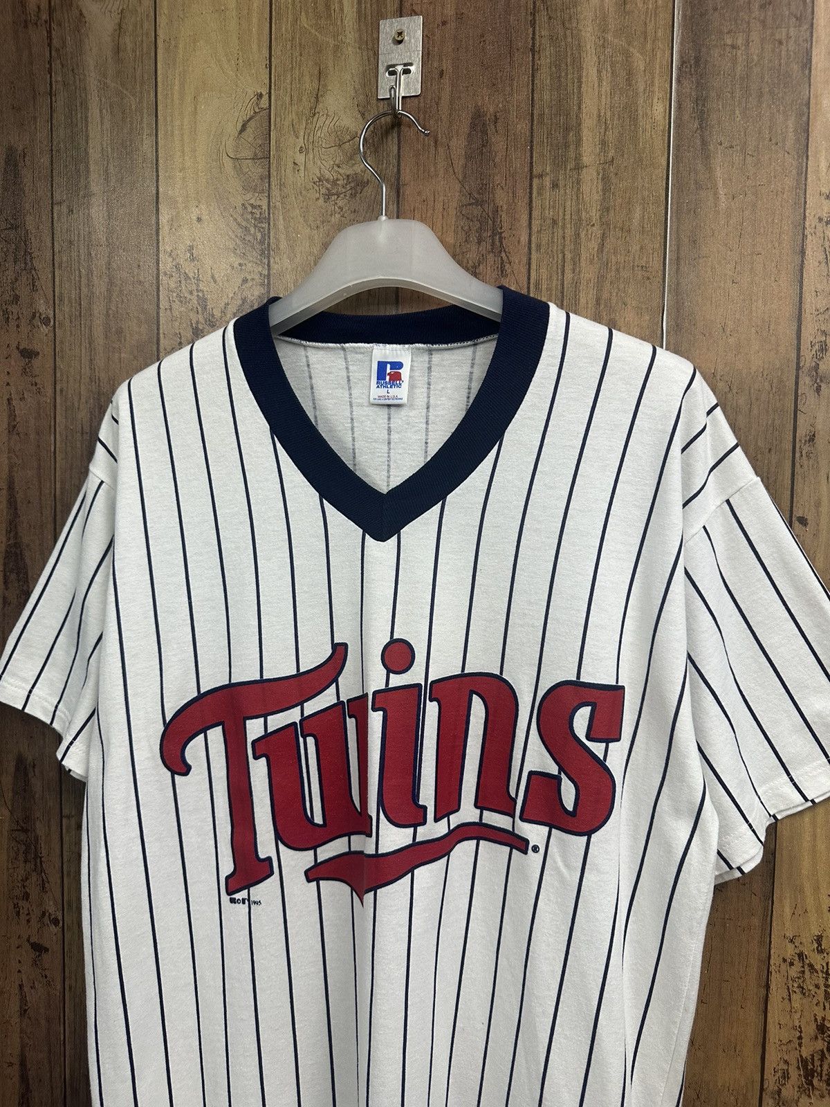 MLB 80s MLB Minnesota Twins Vintage Russel Tshirt A487 Size US M / EU 48-50 / 2 - 2 Thumbnail