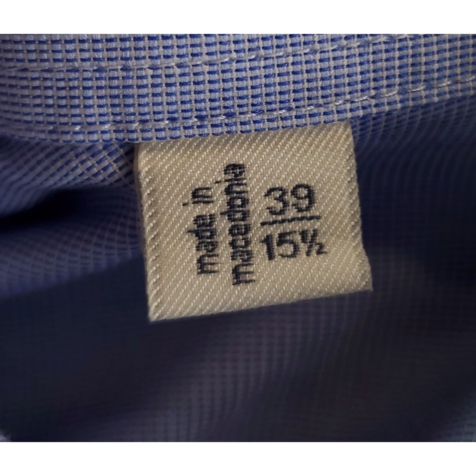Suitsupply Suitsupply Dress Shirt Blue Mens 39/15.5 Egyptian Cotton Button Up Long Sleeve M Regular Shirt Mens Size 40R - 3 Thumbnail