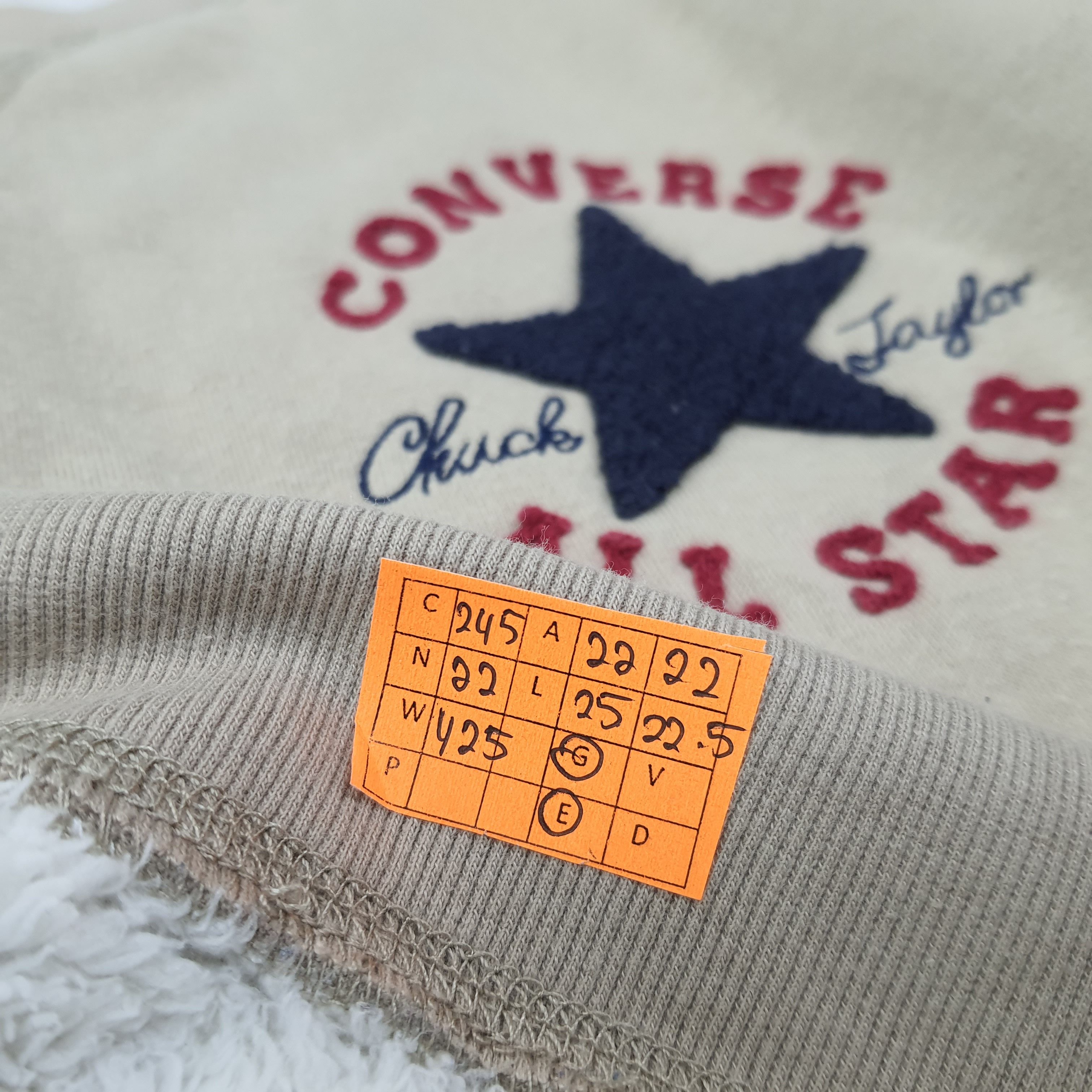 Converse Vintage Converse All Star Chuck Taylor Sweatshirt C245N22 Size US M / EU 48-50 / 2 - 9 Thumbnail