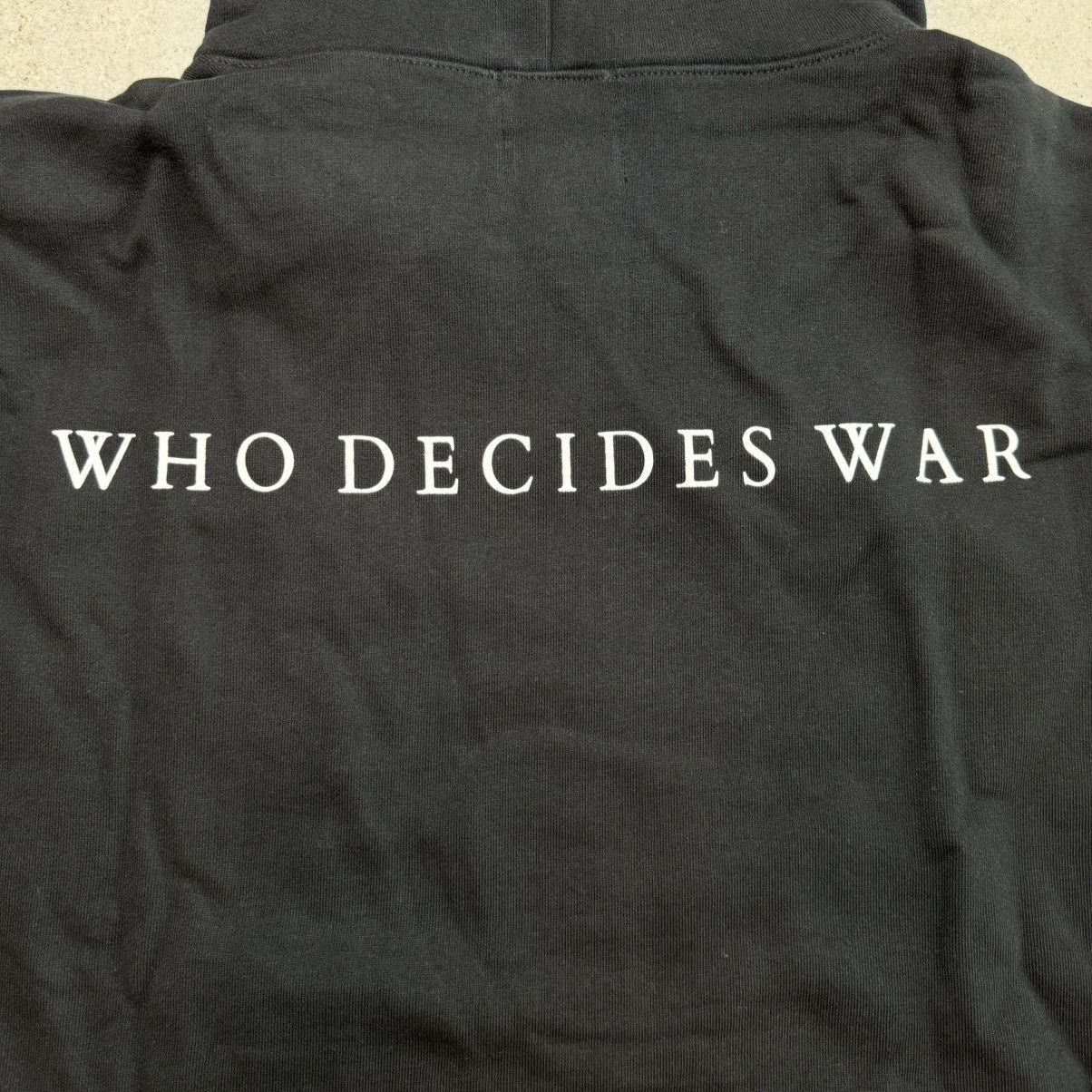 Who Decides War Who decides war stained glass hoodie SIZE MEDIUM Size US M / EU 48-50 / 2 - 8 Thumbnail