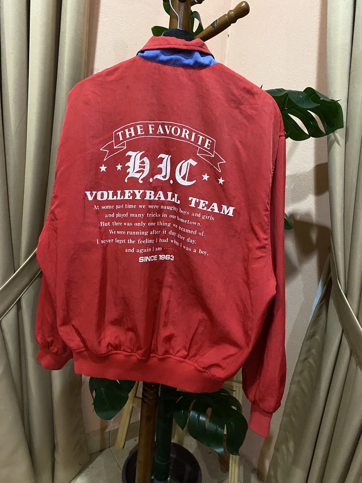 Vintage VINTAGE 80S VOLLEYBALL VARSITY REVERSIBLE JACKET Size US L / EU 52-54 / 3 - 9 Thumbnail