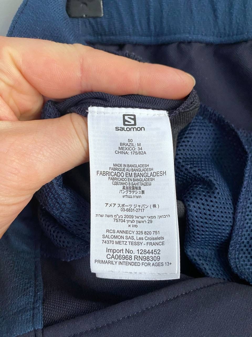 Salomon Salomon Men Wayfarer Mountain Hiking Trekking Pants W34 L31 Size US 34 / EU 50 - 18 Thumbnail