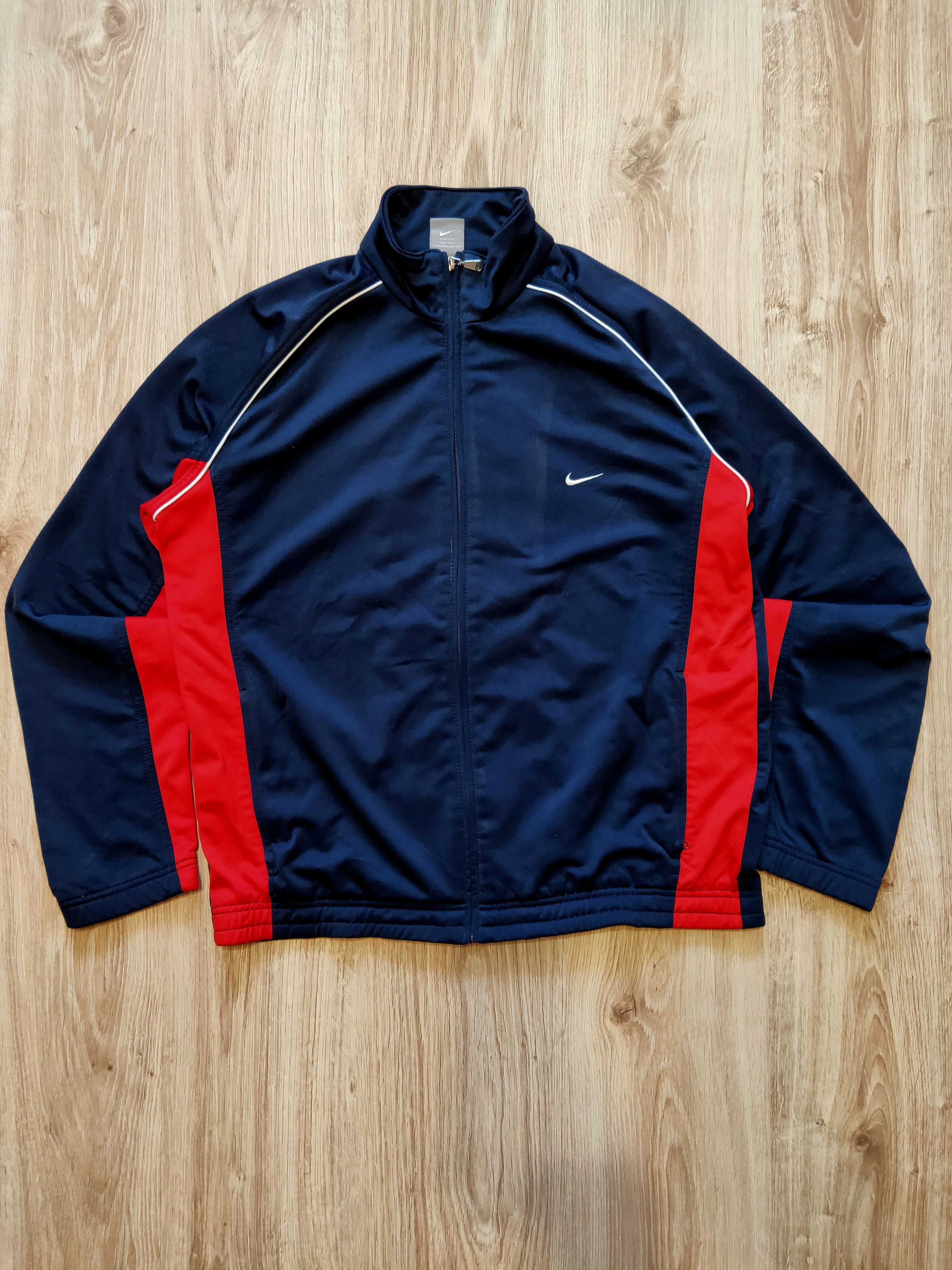 Nike × Vintage Vintage Nike Y2K Hype Drill Track Suit Streetwear Size L Size US L / EU 52-54 / 3 - 3 Thumbnail