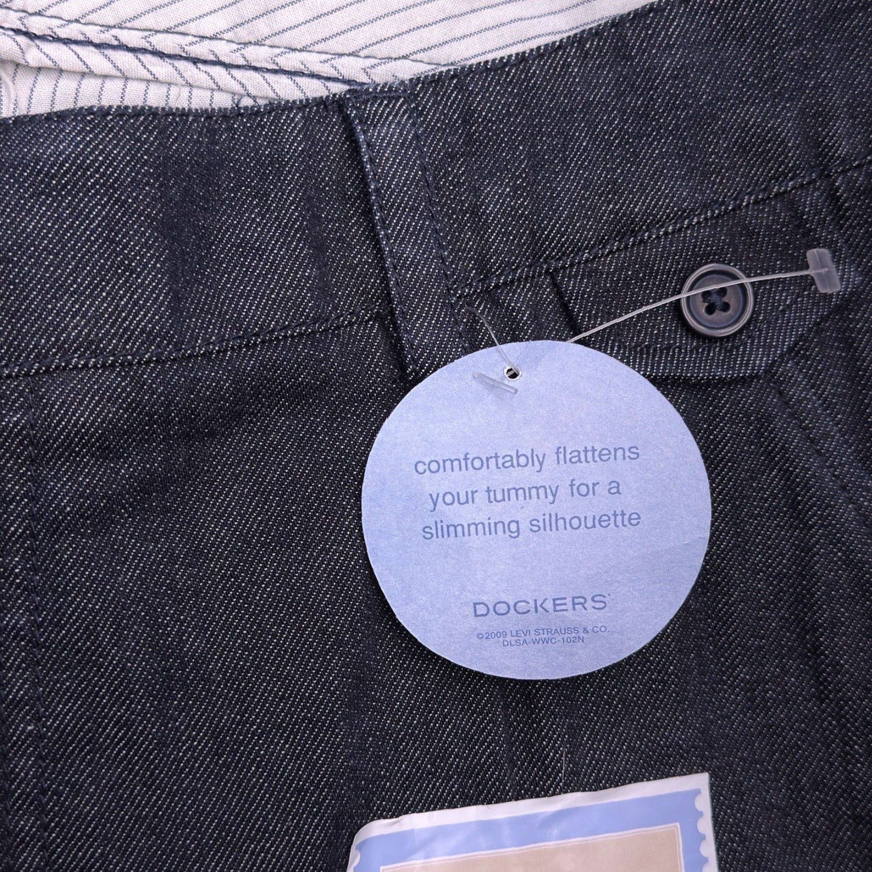 Dockers Dockers Jaelynn Pants Womens 14 Medium Blue Truly Slimming Performance Curvy New Size 36" / US 14 / IT 50 - 7 Thumbnail