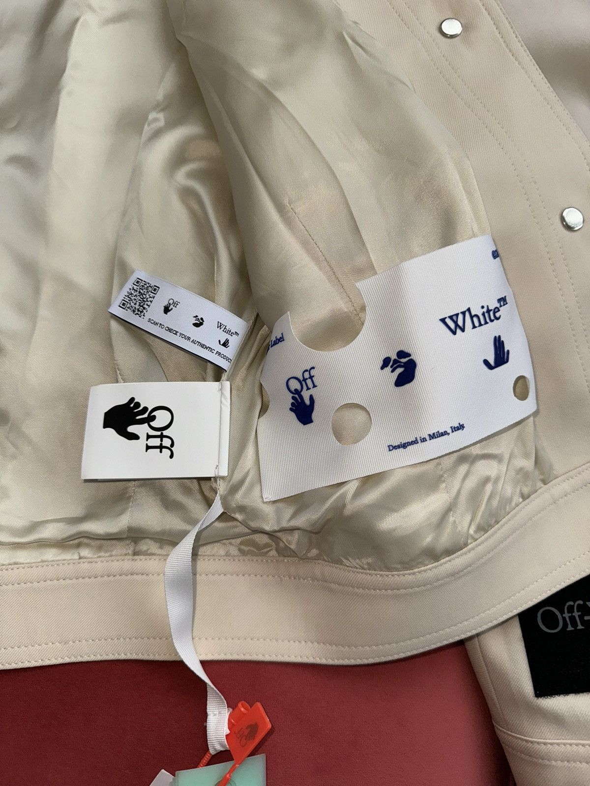 Off-White New Off-White virgin wool jacket, size M, 42 It Size M / US 6-8 / IT 42-44 - 5 Thumbnail