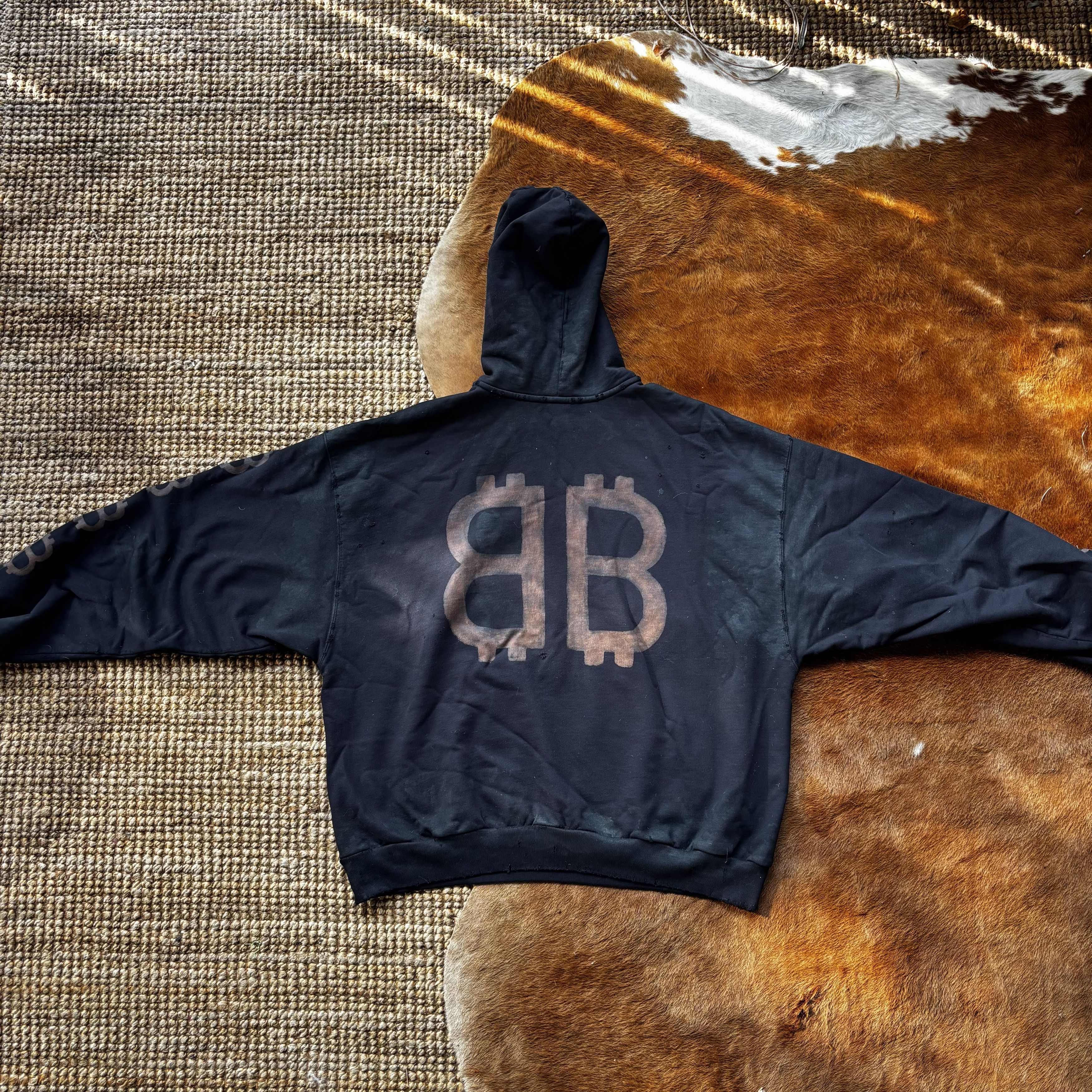 Balenciaga Balenciaga Crypto BB-print hoodie Size US XXS / EU 40 - 5 Thumbnail