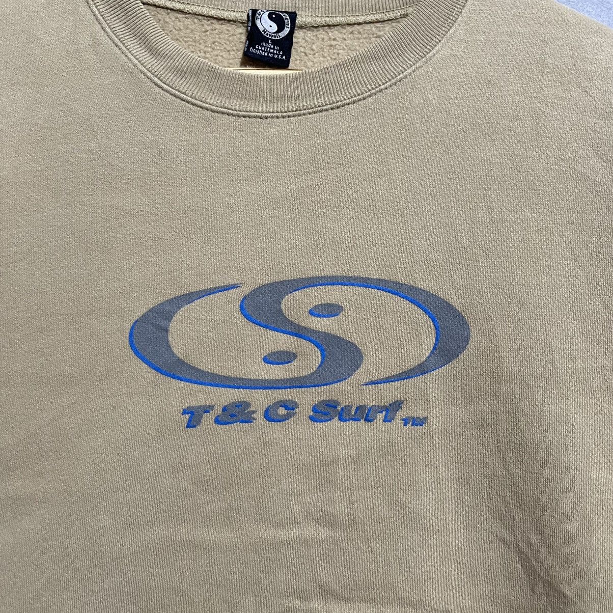 Vintage Vintage 1990s T&C Surf Designs Sweatshirt Size US L / EU 52-54 / 3 - 3 Thumbnail