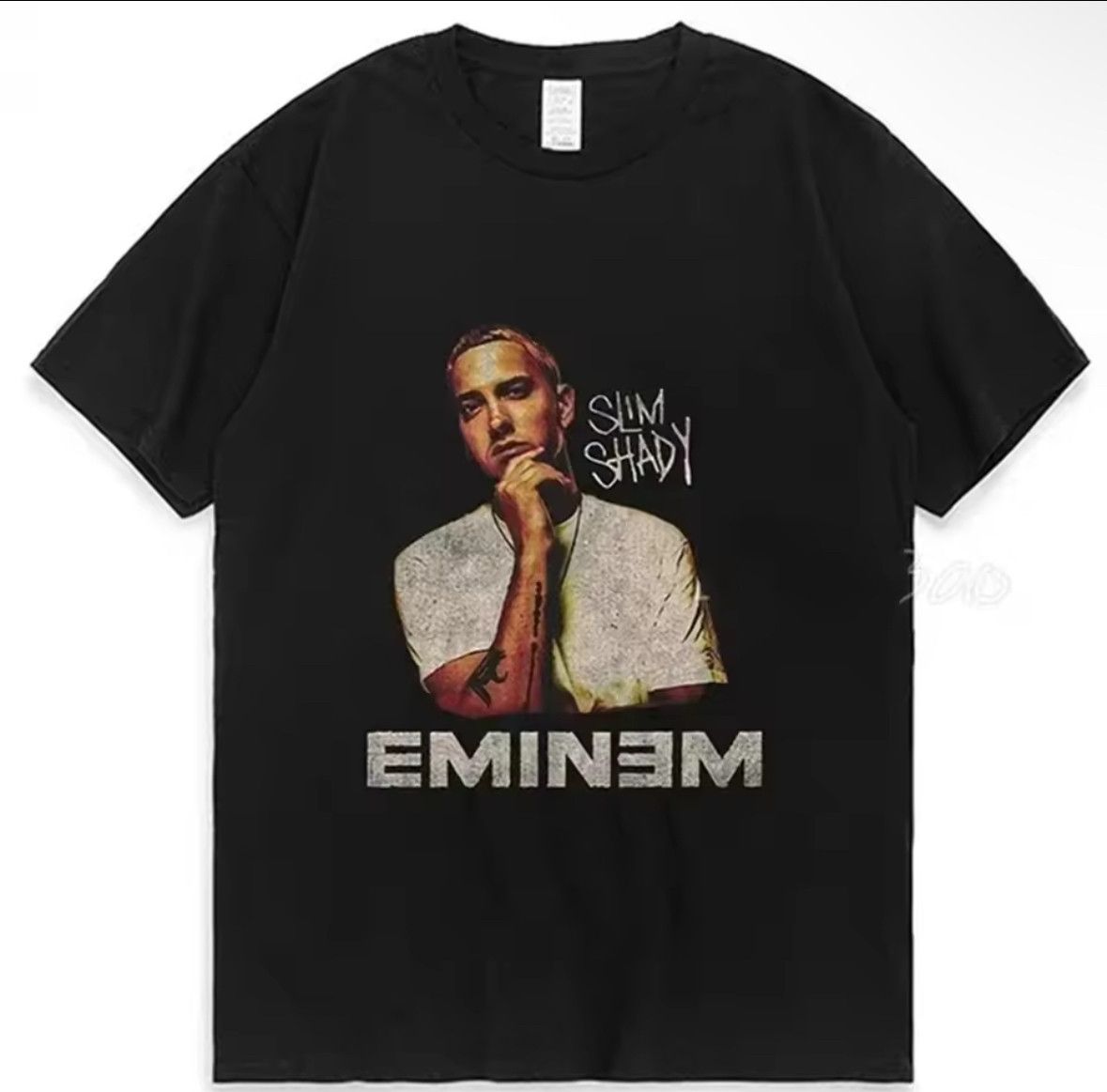 Japanese Brand Fashion Streetwear Y2K Rapper Eminem Short Sleeve T-Shirt Size US XL / EU 56 / 4 - 1 Thumbnail