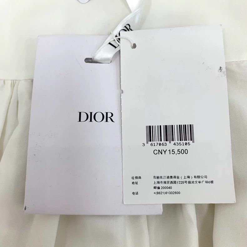 Dior Dior Beige bee embroidered cotton round-neck short-sleeved Size XS / US 0-2 / IT 36-38 - 7 Thumbnail