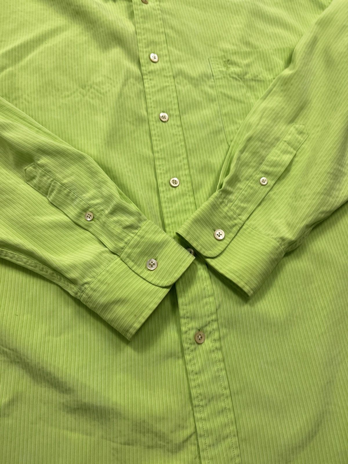 Vintage × Yves Saint Laurent Vintage 90s Yves Saint Laurent Pocket Logo Button Up Shirt Size US XL / EU 56 / 4 - 13 Thumbnail