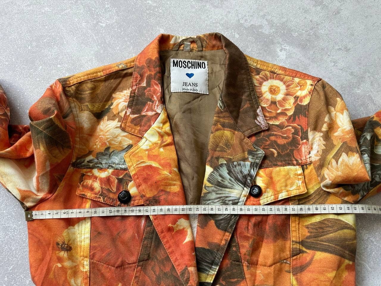 Moschino Moschino Vintage Leave My Plants Alone! Jeans Floral Blazer Size M / US 6-8 / IT 42-44 - 11 Thumbnail