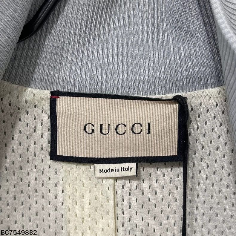 Gucci Gucci Gray embossed full-printed zipper jacket 2503-Nextarr Size US L / EU 52-54 / 3 - 4 Thumbnail