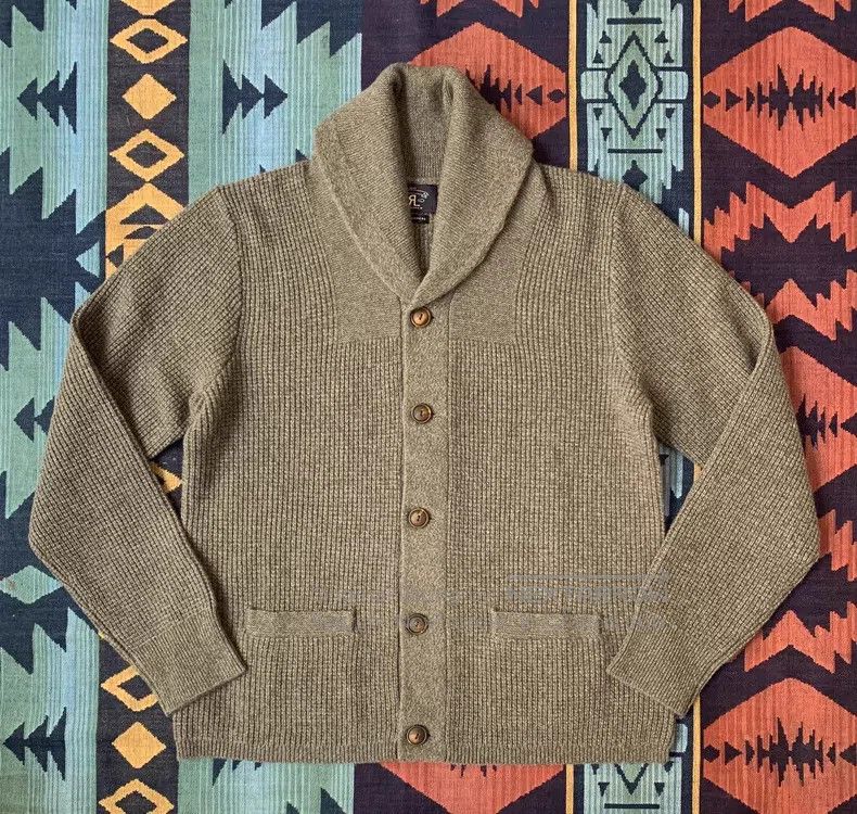 RRL Ralph Lauren RRL Ralph Lauren Cashmere shawl collar sweater Size US M / EU 48-50 / 2 - 1 Thumbnail