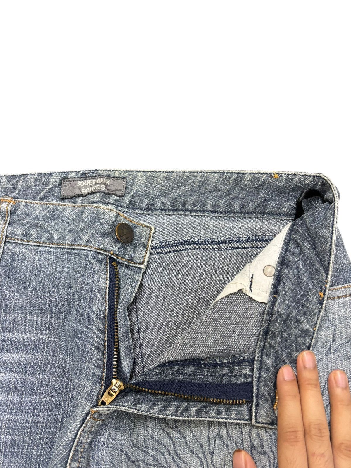 Hysteric Glamour Vintage Japanese Brand Floral Design Flare Jeans Size 29" - 5 Thumbnail