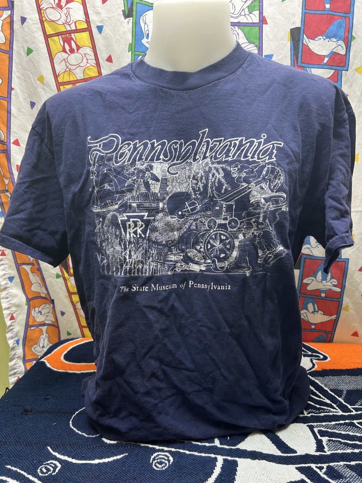Vintage Vintage The State Museum of Pennsylvania 90s T-Shirt Size XL Size US XL / EU 56 / 4 - 1 Thumbnail