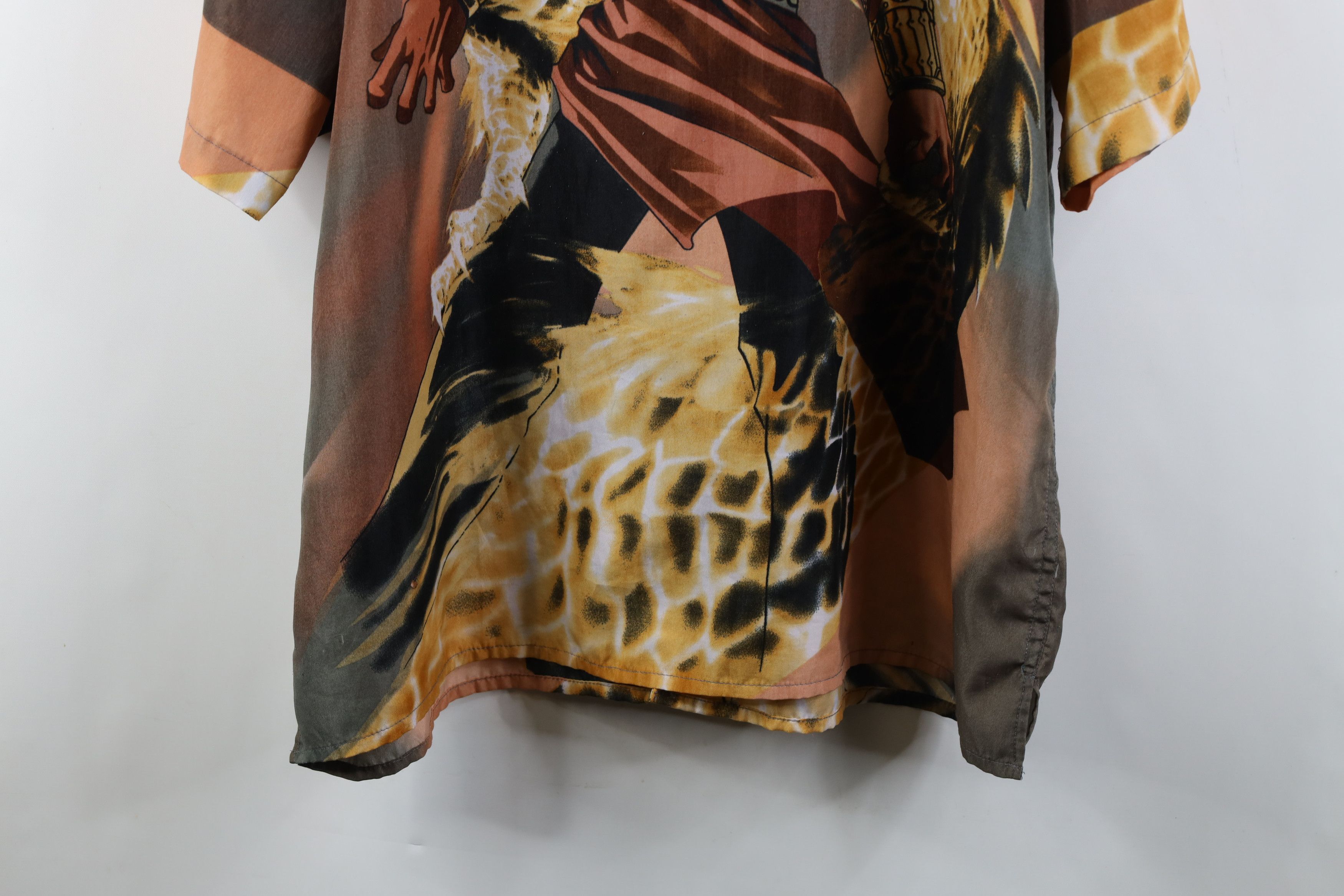 Vintage Vintage 90s Y2K Streetwear Tekken Warrior Dragon Shirt Size US XXL / EU 58 / 5 - 15 Thumbnail