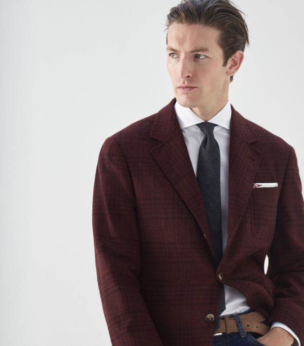 Brunello Cucinelli Jacket in Red Size US XL / EU 56 / 4 - 3 Thumbnail