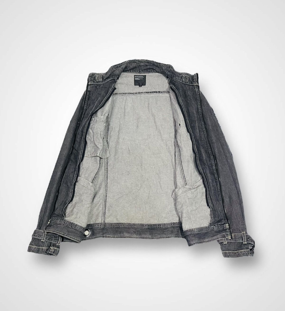 If Six Was Nine × Japanese Brand × Le Grande Bleu (L.G.B.) Splendid Satisfaction Punk Gothic Zipper Jacket (16) Size US L / EU 52-54 / 3 - 3 Thumbnail