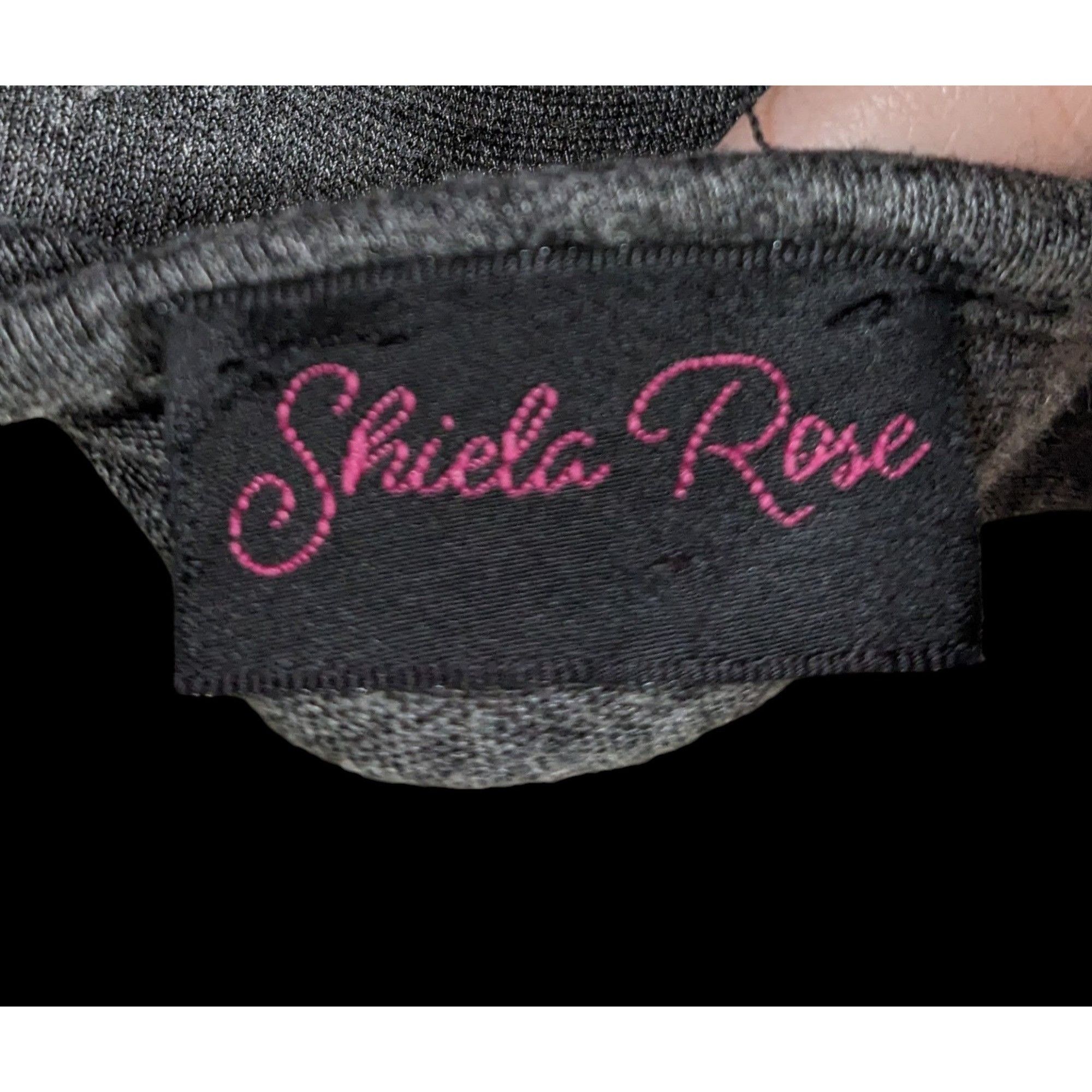 Other Romantic Grey Lattice Shoulder Dress by Shiela Rose Size L / US 10 / IT 46 - 3 Thumbnail