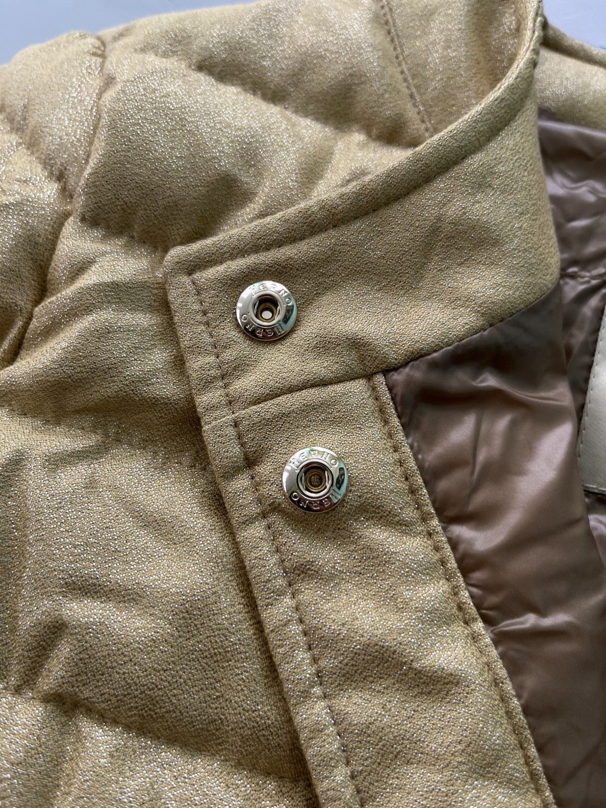 Herno HERNO Lurex Quilted Down Jacket Size: 42 Size L / US 10 / IT 46 - 7 Thumbnail