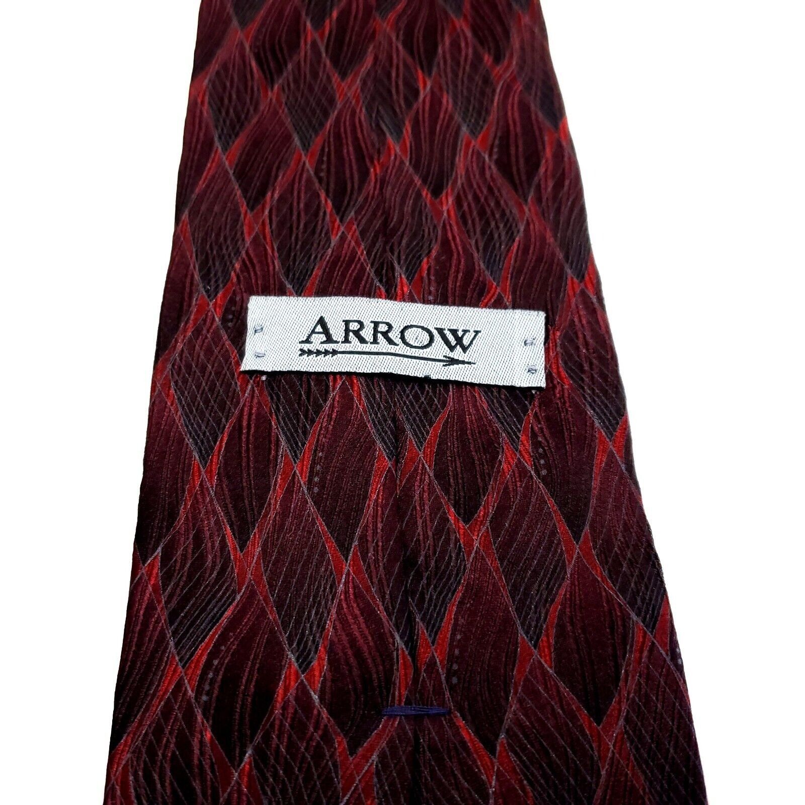 Arrow Arrow Silk Tie Print Red Size ONE SIZE - 4 Thumbnail