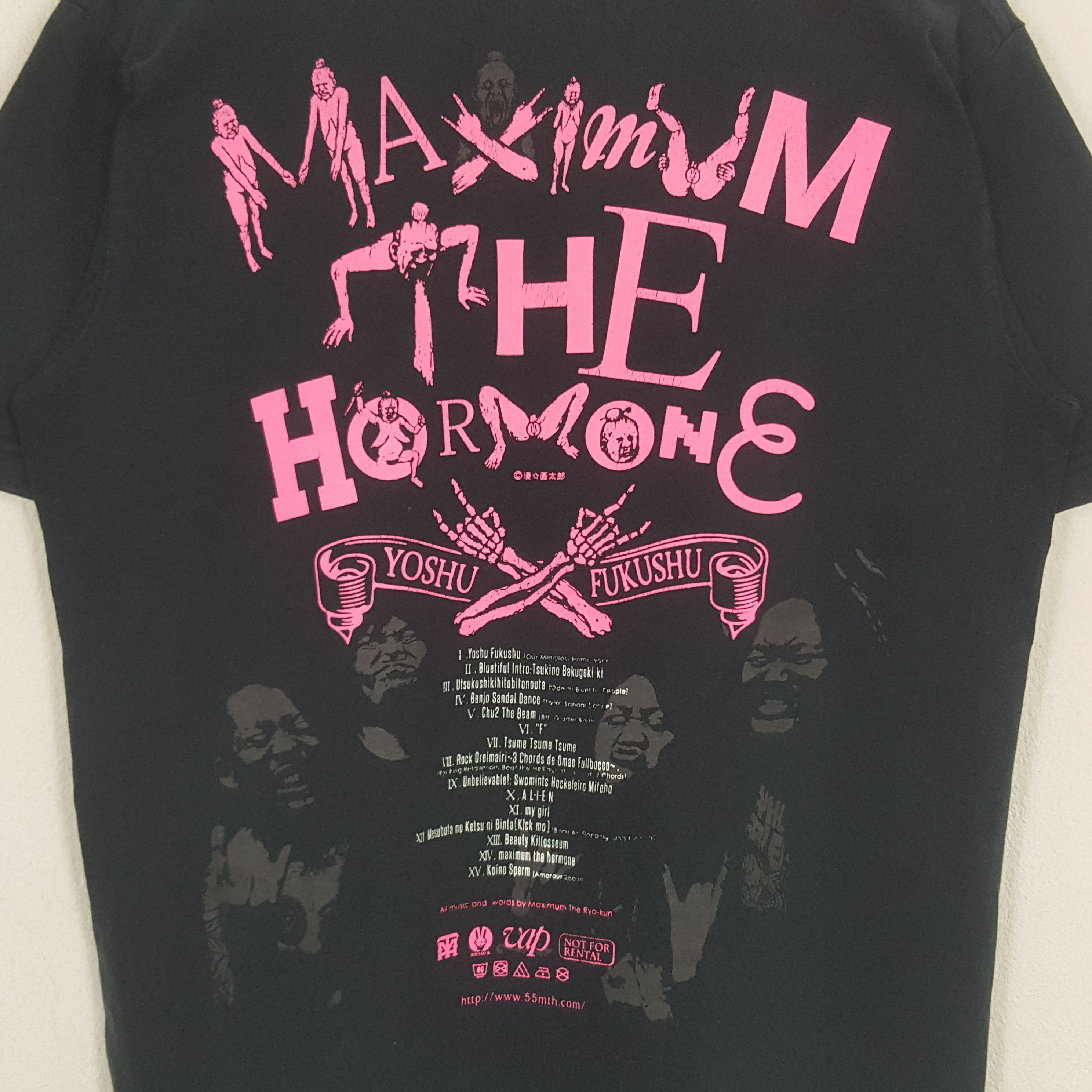 Band Tees × Japanese Brand × Vintage Vintage Maximum The Hormone Japanese Heavy Metal Band Tshirt Size US M / EU 48-50 / 2 - 2 Thumbnail