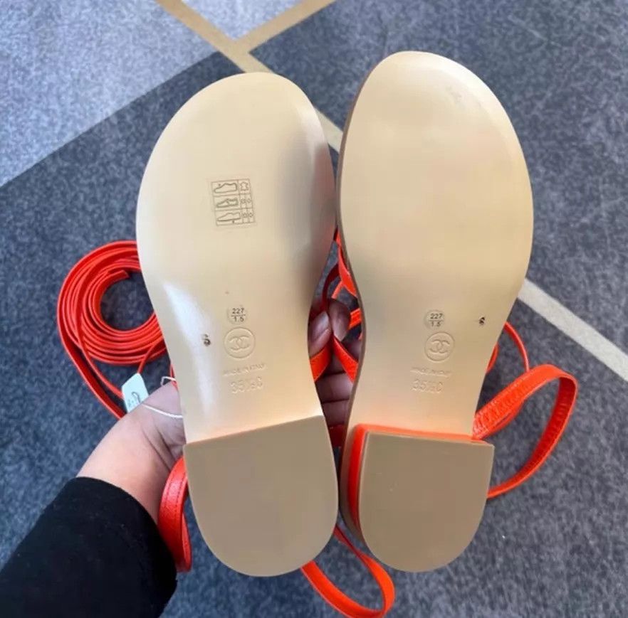 Chanel Chanel Strap Sandals 35.5 Size US 5 / IT 35 - 2 Thumbnail