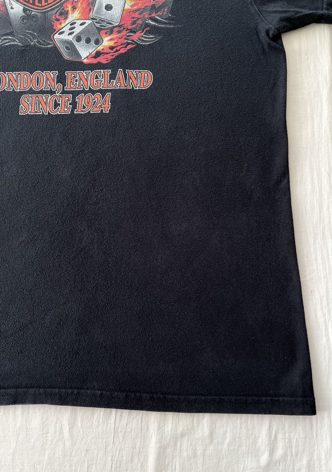 Harley Davidson Vintage 2010 Harley Davidson Eagle Pocket Black T-shirt Size US L / EU 52-54 / 3 - 15 Thumbnail