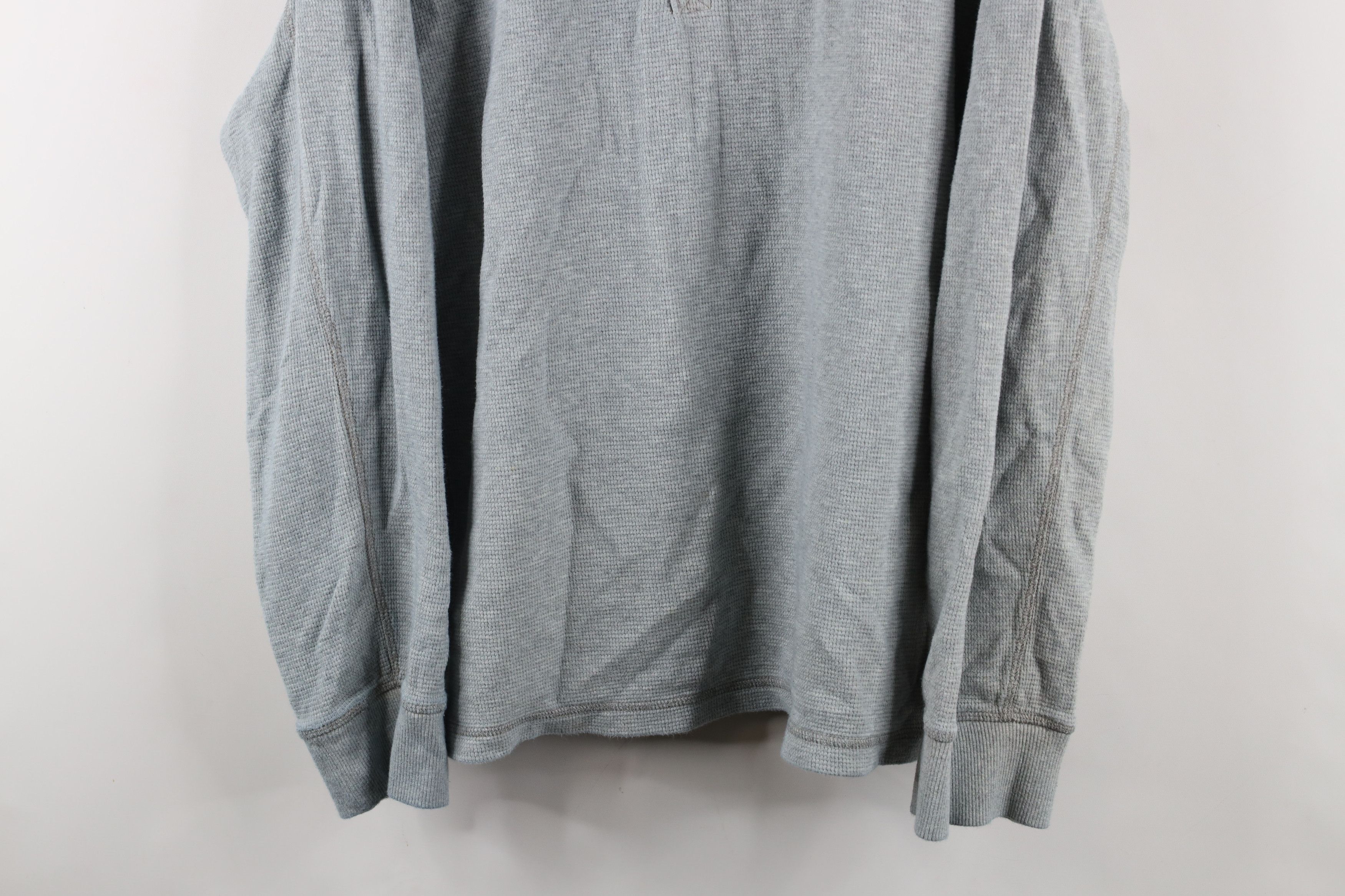 Eddie Bauer × Vintage Vintage Y2K Eddie Bauer Knit Long Sleeve Henley T-Shirt Size US XXL / EU 58 / 5 - 3 Thumbnail