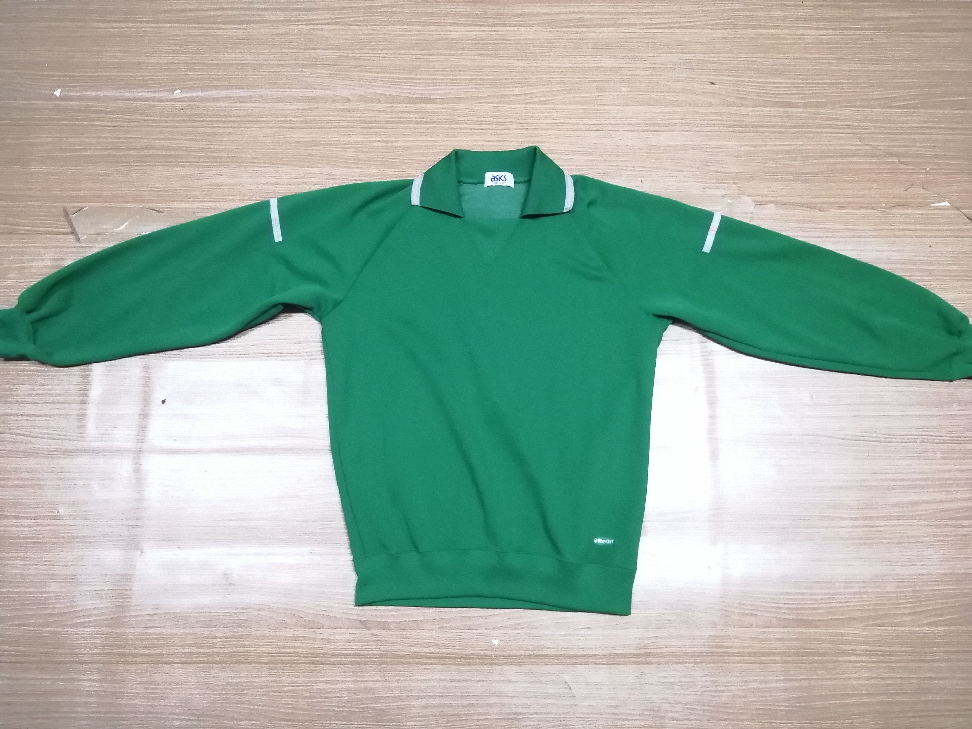 Asics × Vintage Asics Sweatshirt Vintage Tracksuit Jacket Size US L / EU 52-54 / 3 - 2 Thumbnail