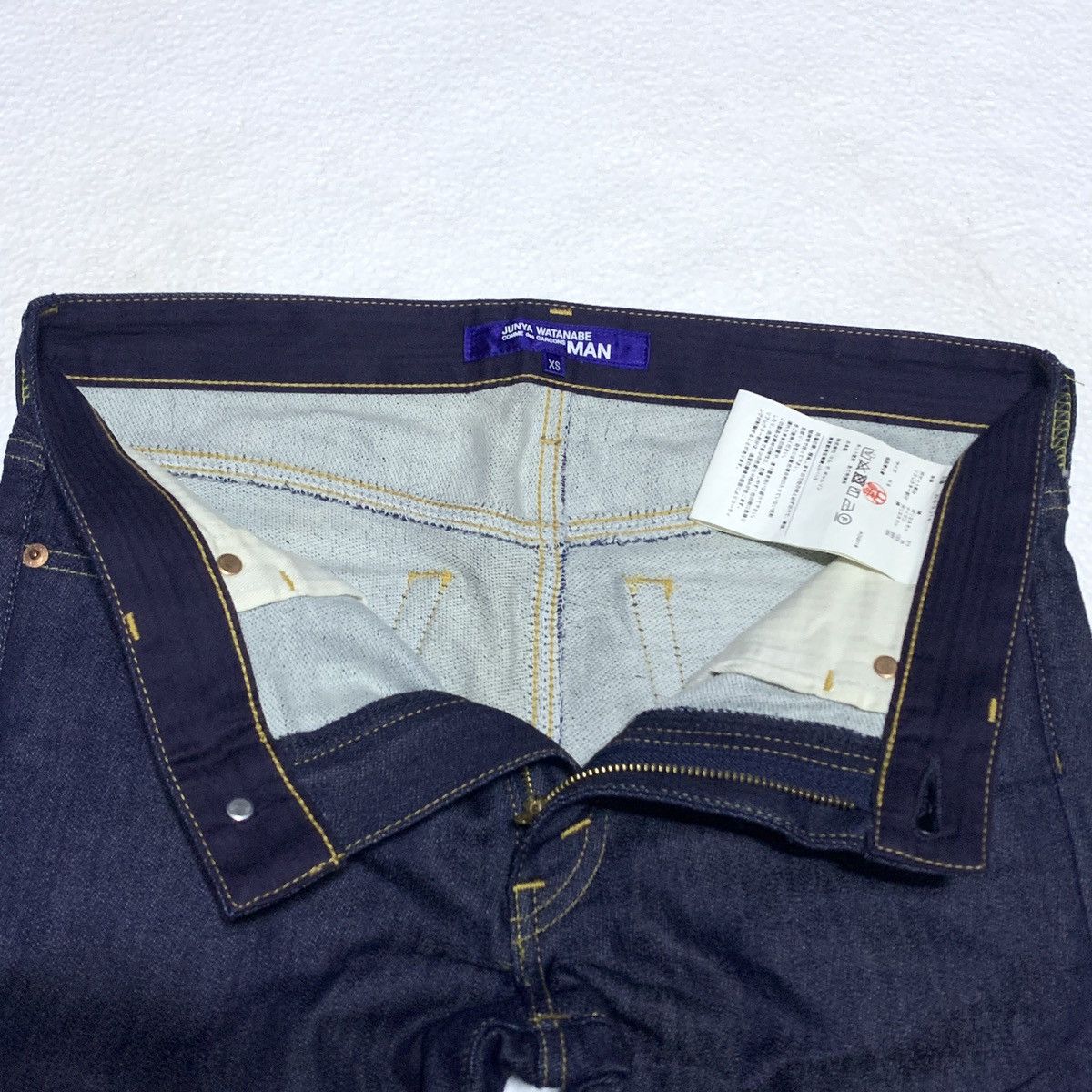 Comme des Garcons × Junya Watanabe Junya Watanabe CDG Men Reflective Denim Pants 👖 Size US 32 / EU 48 - 8 Thumbnail