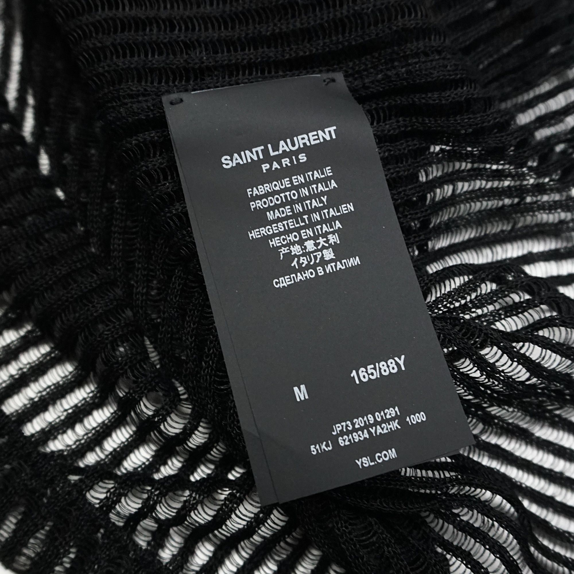 Saint Laurent Paris Saint Laurent Paris Semi Sheer Knit Tank Size US M / EU 48-50 / 2 - 5 Thumbnail