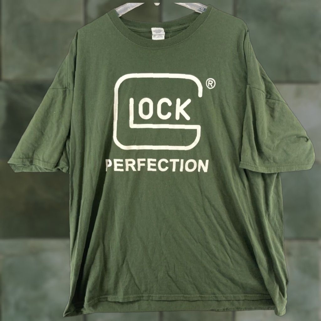 Jerzees JERZEES Shirt Mens 3XL Green Logo Graphic Print Crew Neck Short Sleeve Classic Fit Jersey Cotton Polyester T-Shirt Size US XXL / EU 58 / 5 - 1 Thumbnail