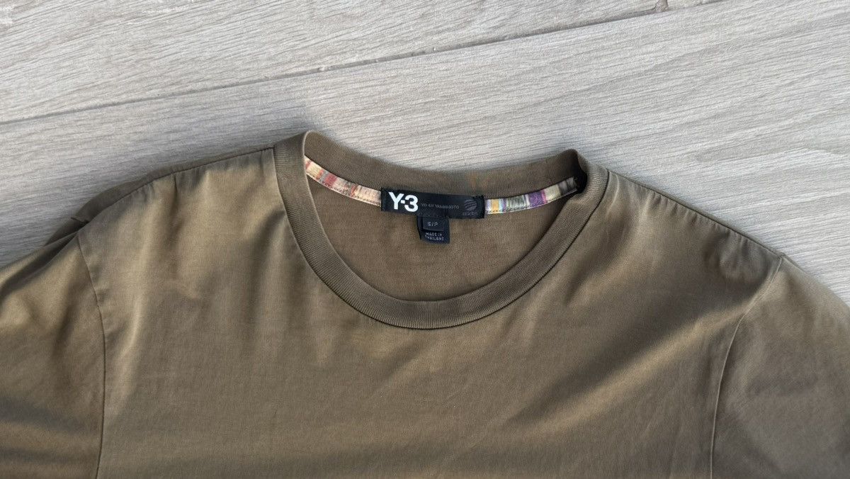 Yohji Yamamoto Y-3 Yohji Yamamoto x Adidas Tee – Olive Green Size US S / EU 44-46 / 1 - 4 Thumbnail