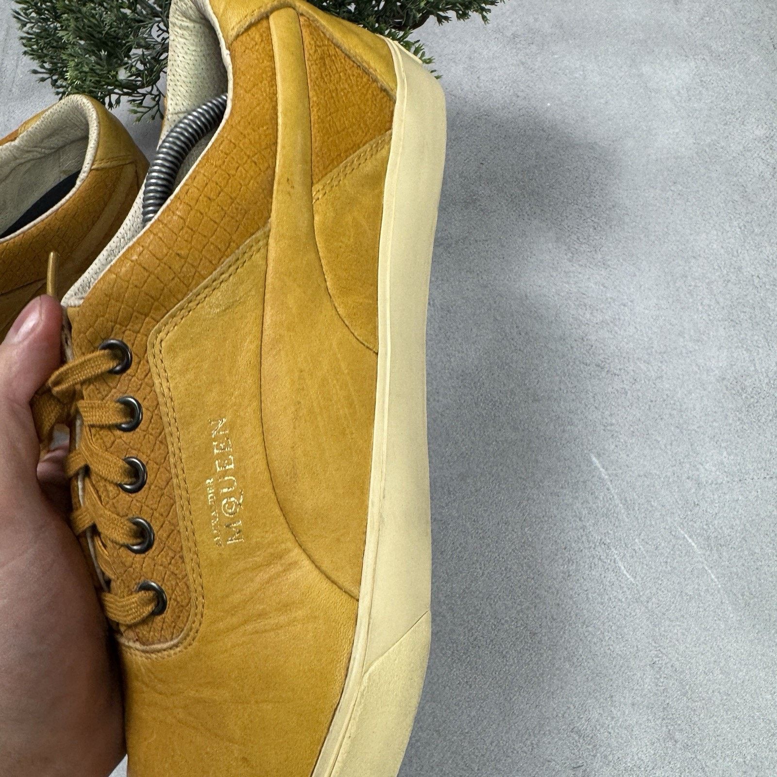 Puma Vintage Puma x Alexander McQueen Low Top Leather Shoes Size US 12 / EU 45 - 14 Thumbnail