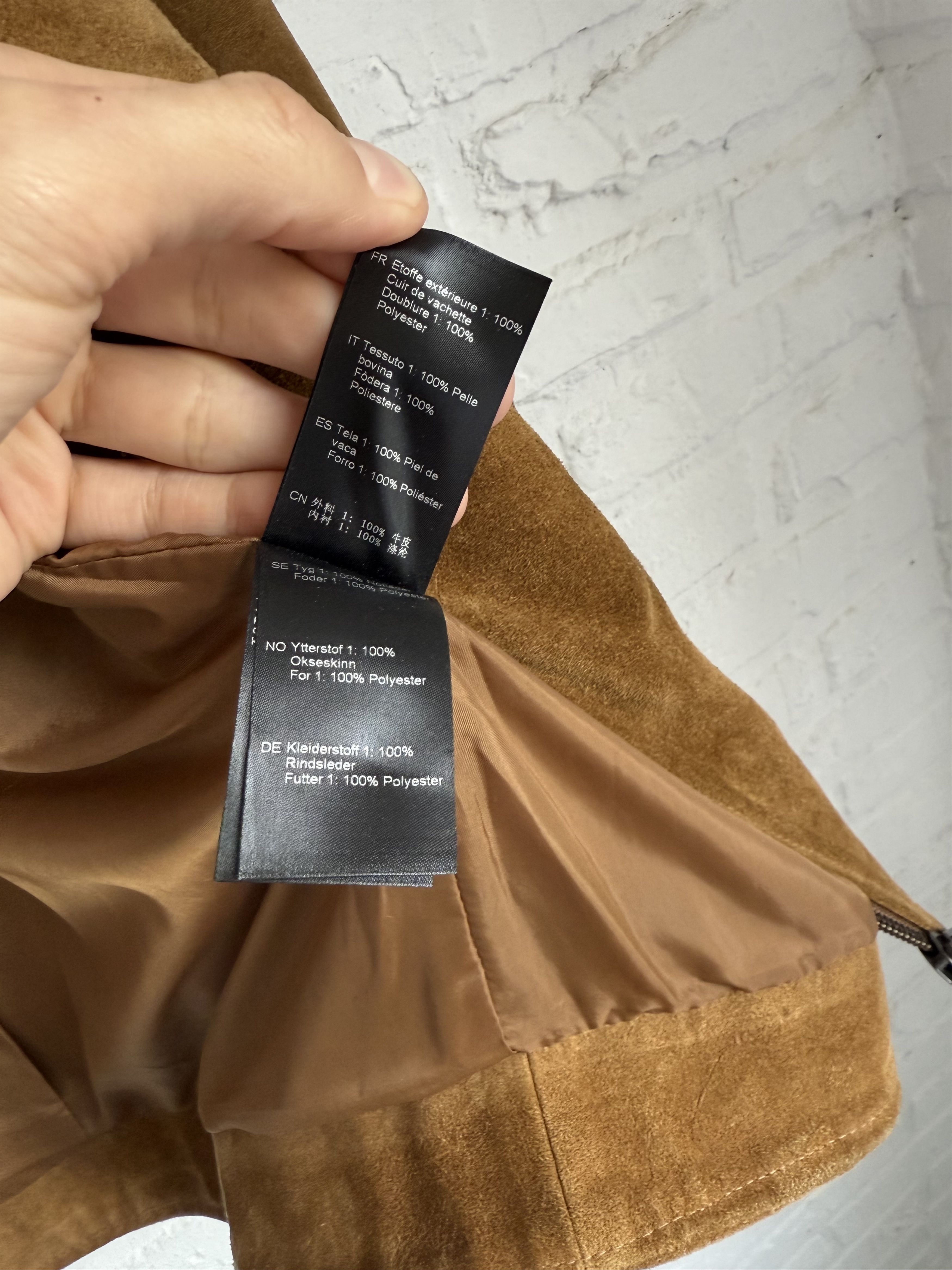AW16 Samsoe & Samsoe Kos suede leather jacket