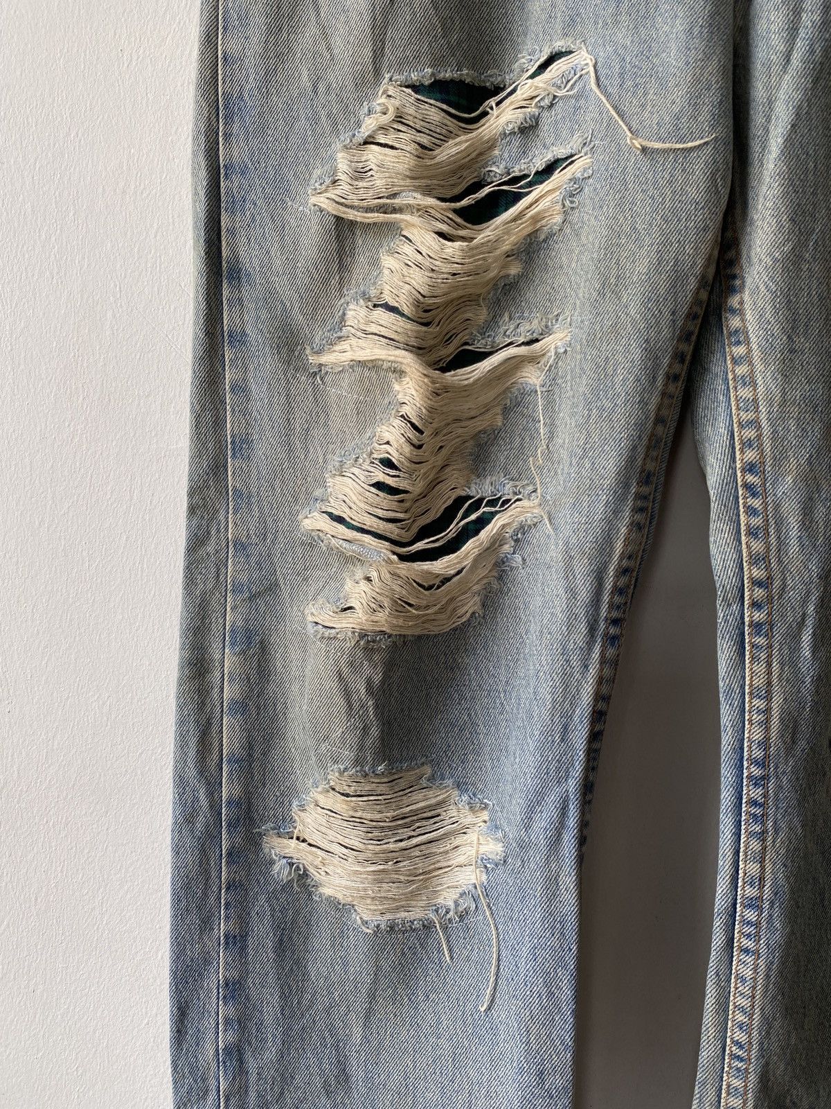 Levi's Vintage 90’s Levi’s 505 Distressed Denim Size US 32 / EU 48 - 6 Thumbnail