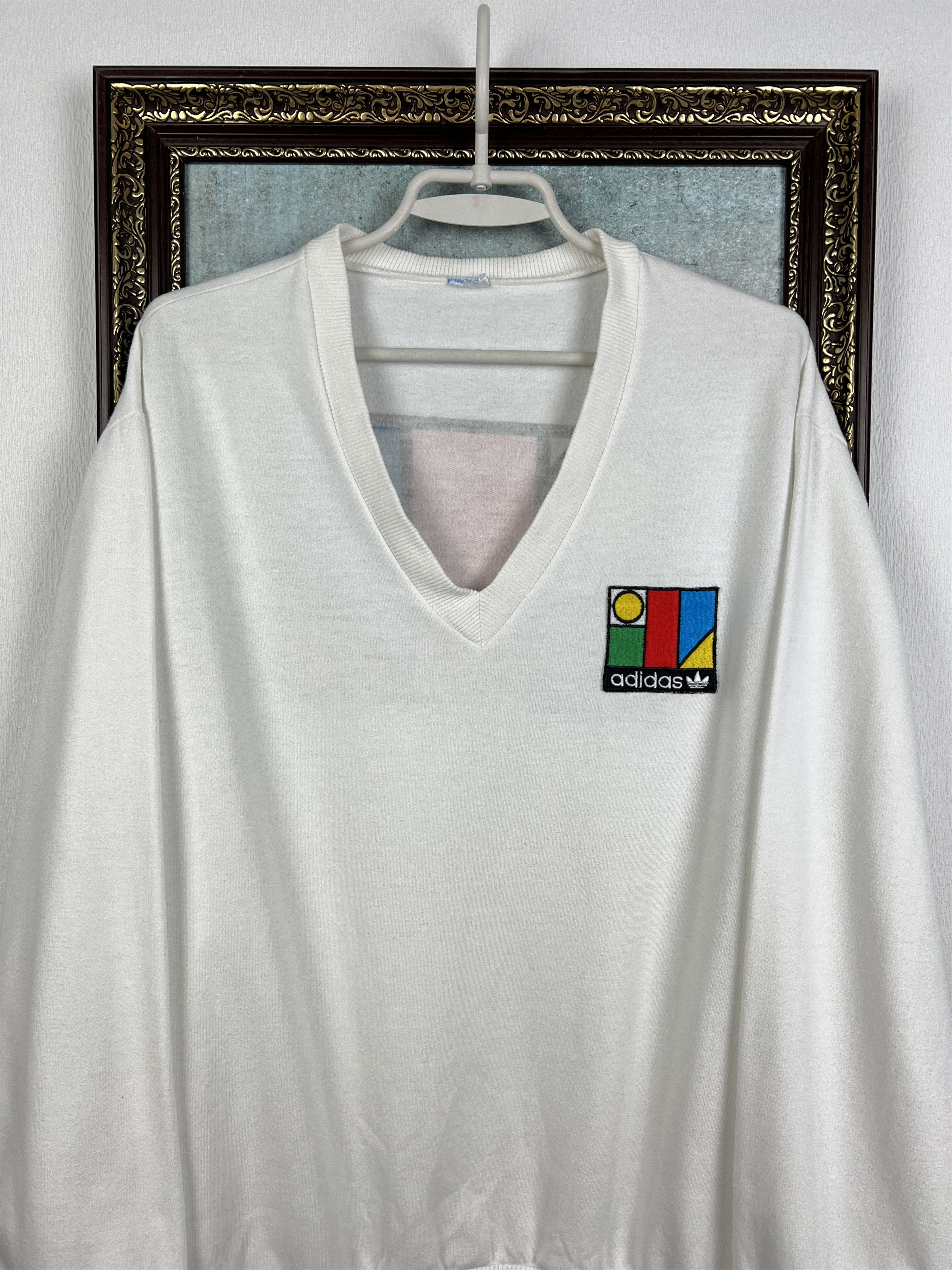 Adidas Vintage Ivan Lendl Endberg Agassi Tennis Sweatshirt Jacket Size US L / EU 52-54 / 3 - 3 Thumbnail