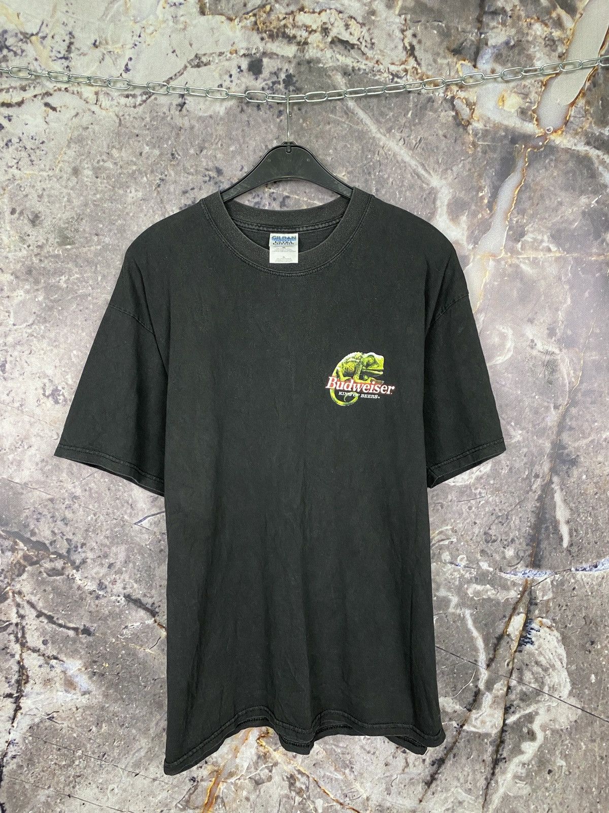 Budweiser × Vintage Men’s Budweiser 1998 LWA King Of Beer Big Logo T-Shirt Size US XL / EU 56 / 4 - 2 Thumbnail