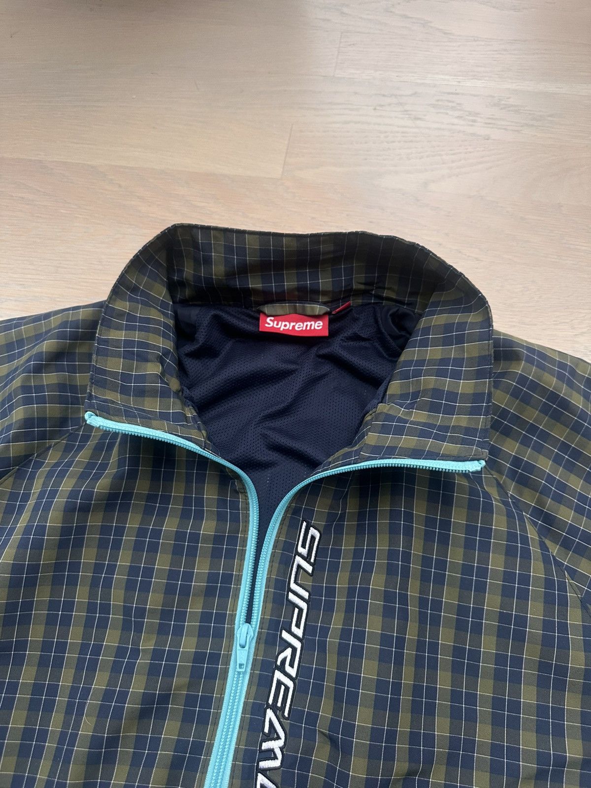 Supreme fw25 plaid track-jacket