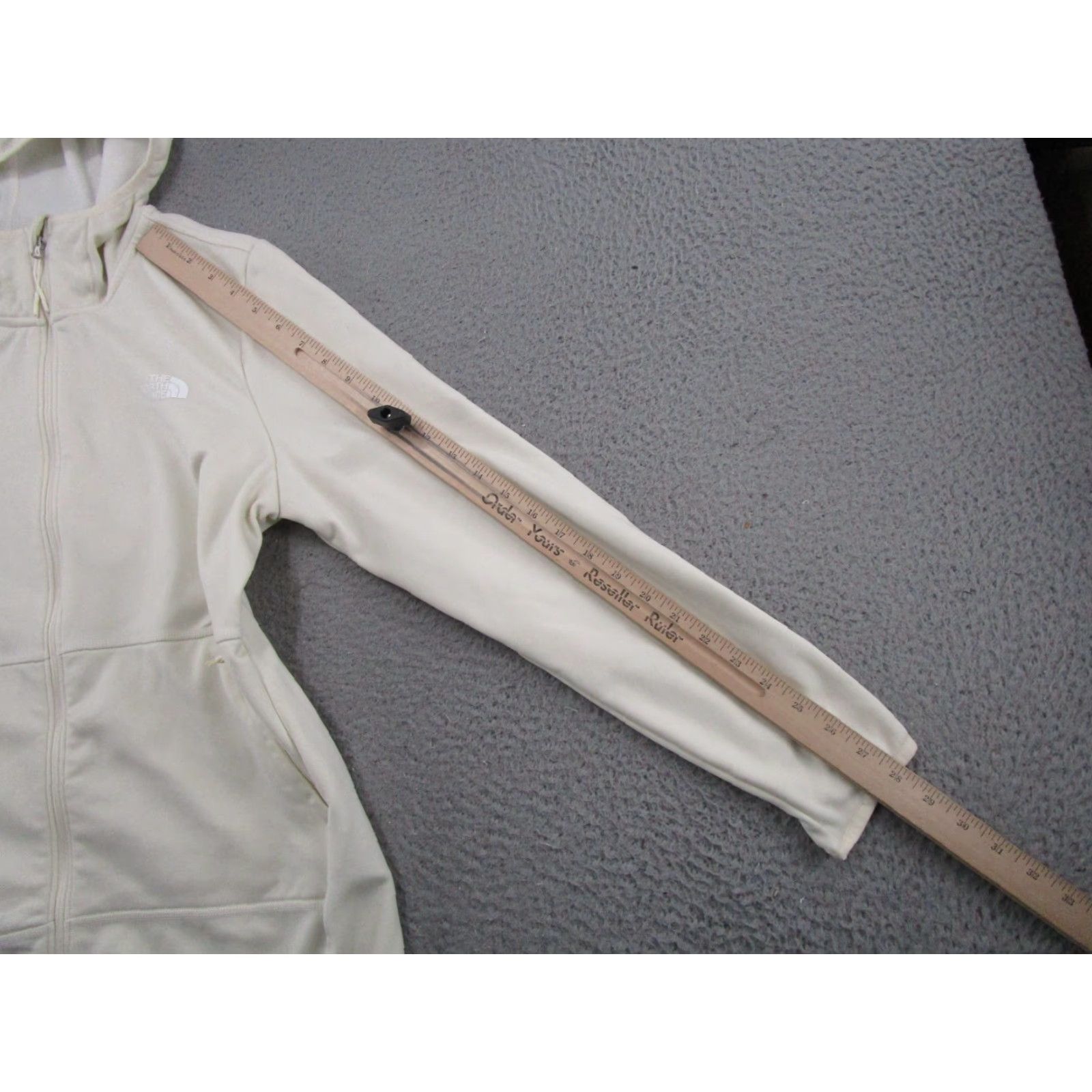 The North Face The North Face Jacket Womens Size L White Hooded Lightweight Zip Up Full Zip Casual Outdoor Winter Spring Fall Size L / US 10 / IT 46 - 7 Thumbnail