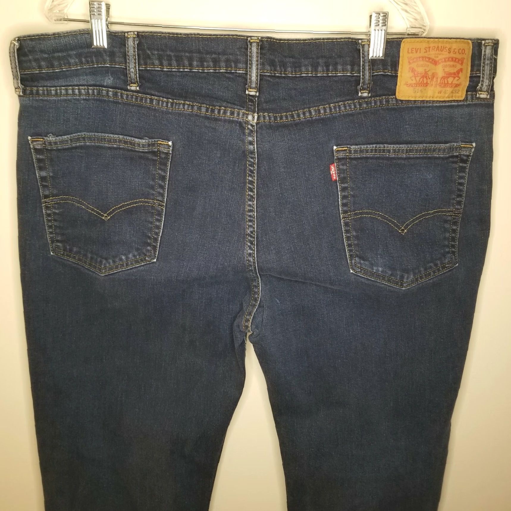 Levi's Levi's 514 Straight Jeans Men's Size 42x32 Blue Size US 42 / EU 58 - 5 Thumbnail