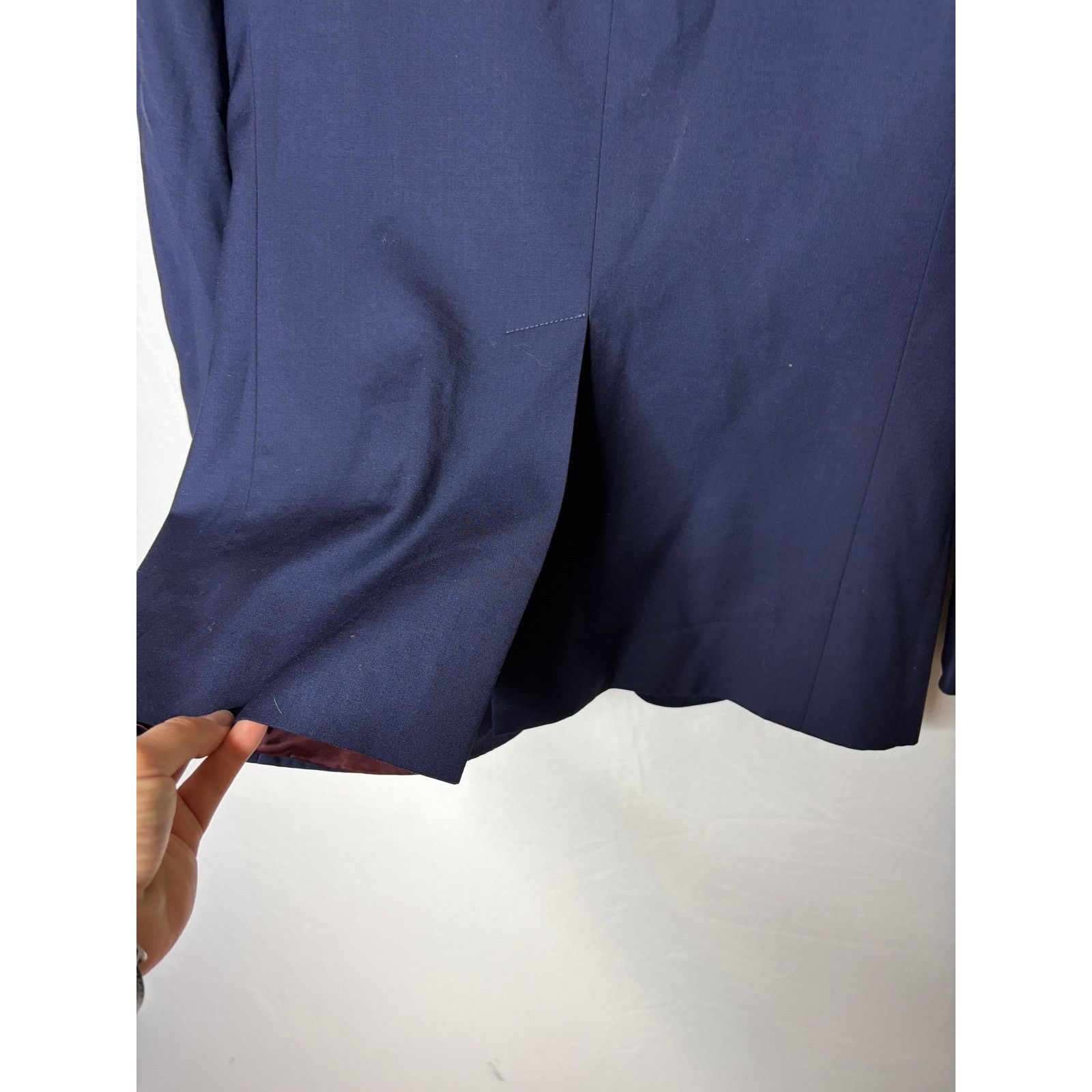 Gucci Gucci uniform Blue wool mohair blazer sport jacket Size 36R - 4 Thumbnail