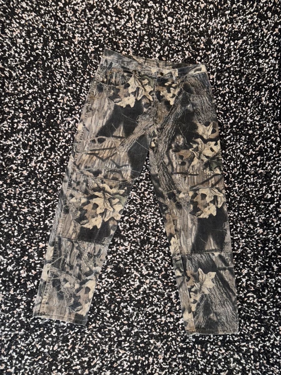Realtree × Wrangler 34 x 32 Vintage Real Tree Wrangler Double Knee Size US 34 / EU 50 - 2 Thumbnail