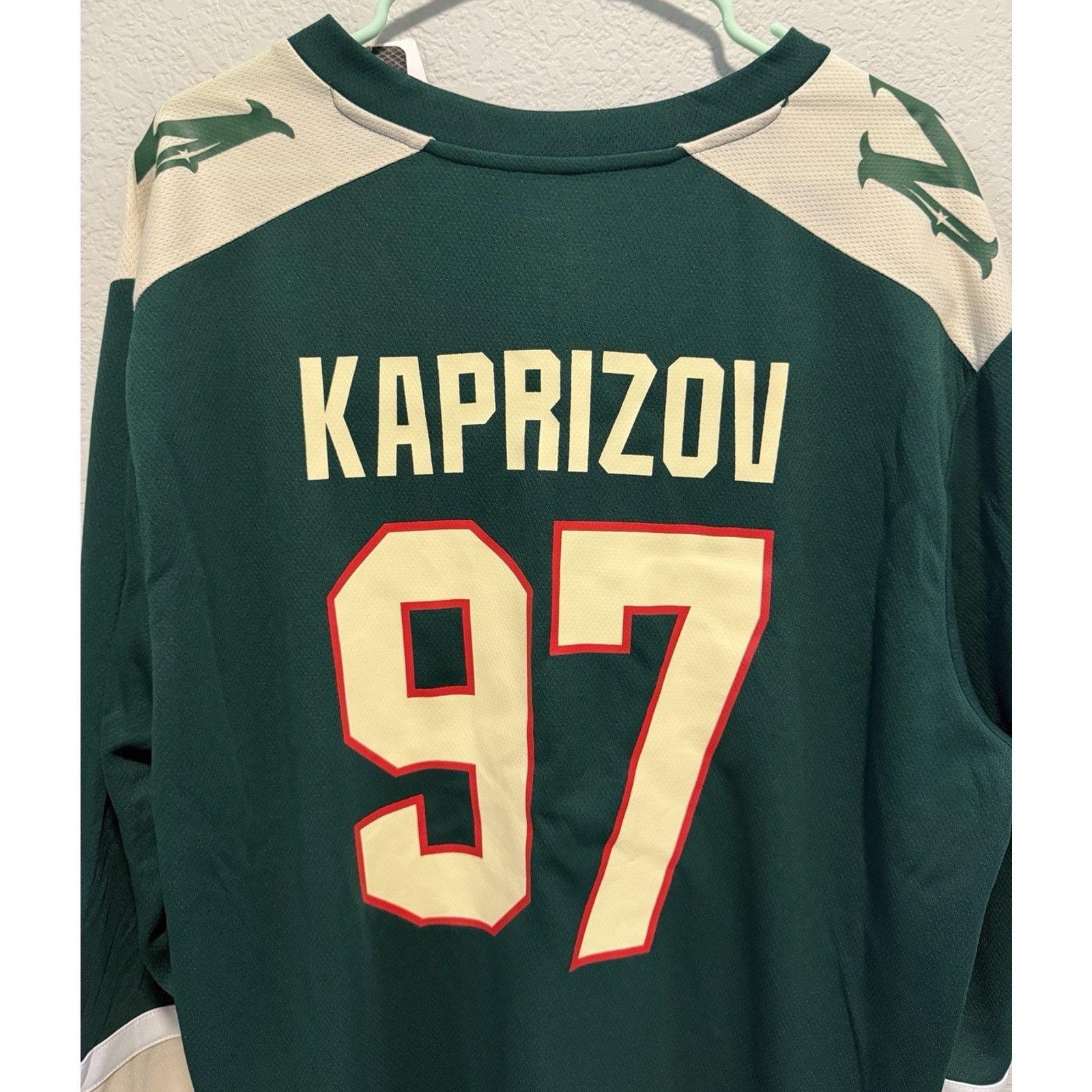 NHL Minnesota Wild Kirill Kaprizov 97 Jersey NHL Hockey Size XL Size US XL / EU 56 / 4 - 3 Thumbnail